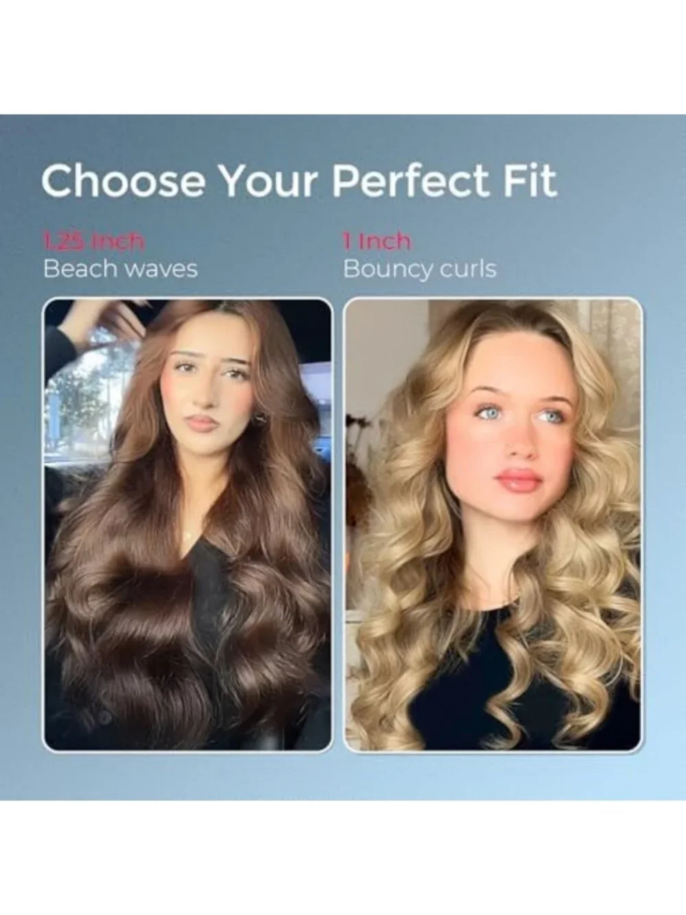 Automatic Rotating Curling Iron for Beach Waves - Easy Curling Hair Curler